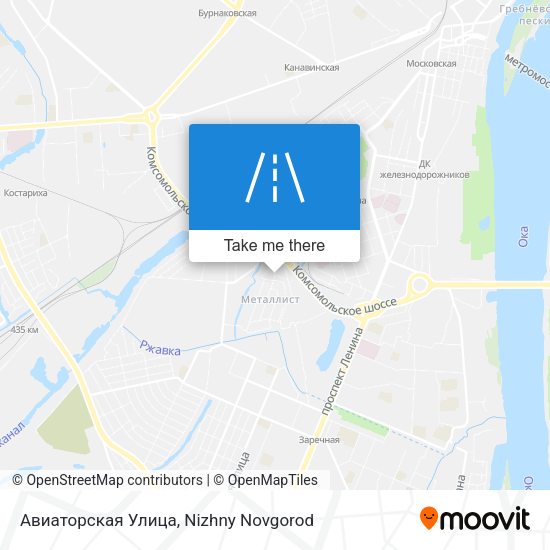 Авиаторская Улица map