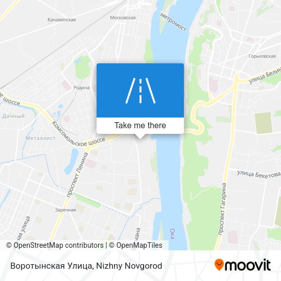 Воротынская Улица map