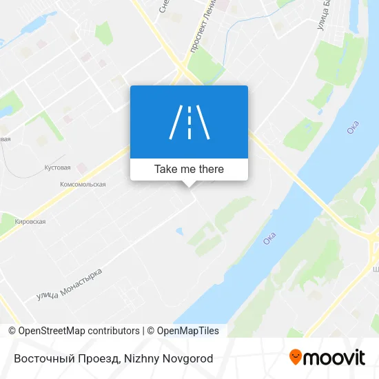 Восточный Проезд map