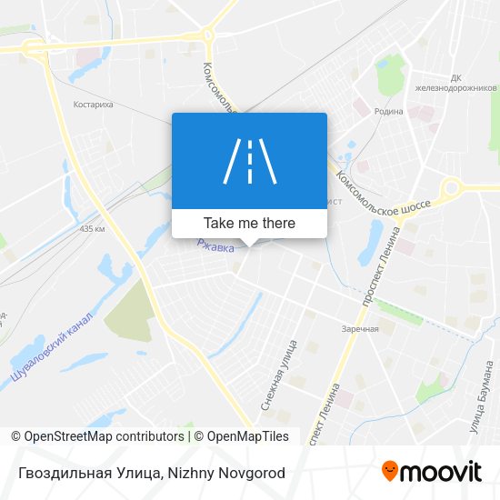 Гвоздильная Улица map