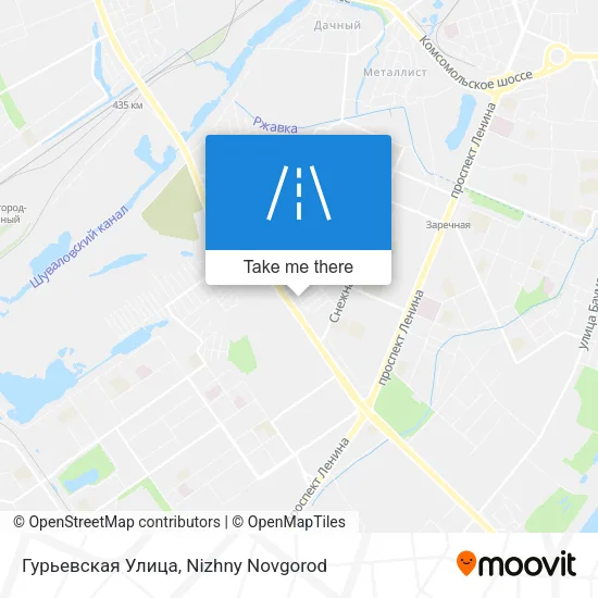 Гурьевская Улица map