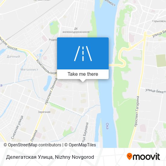 Делегатская Улица map