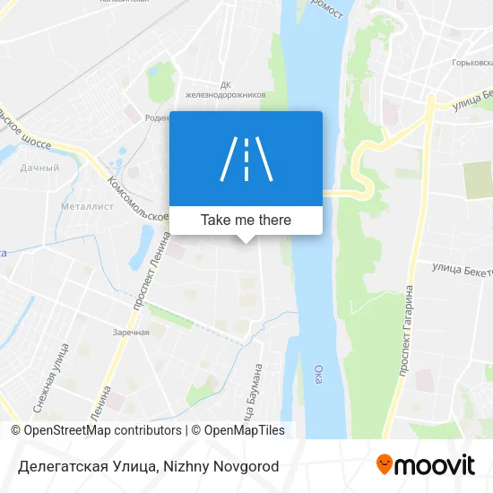 Делегатская Улица map