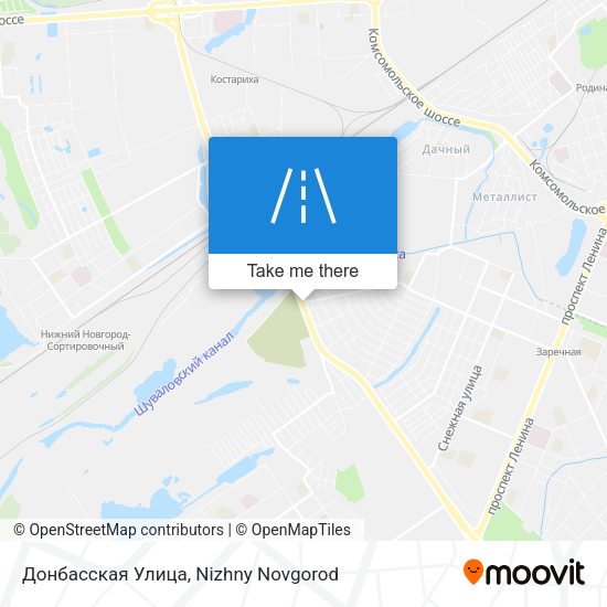 Донбасская Улица map