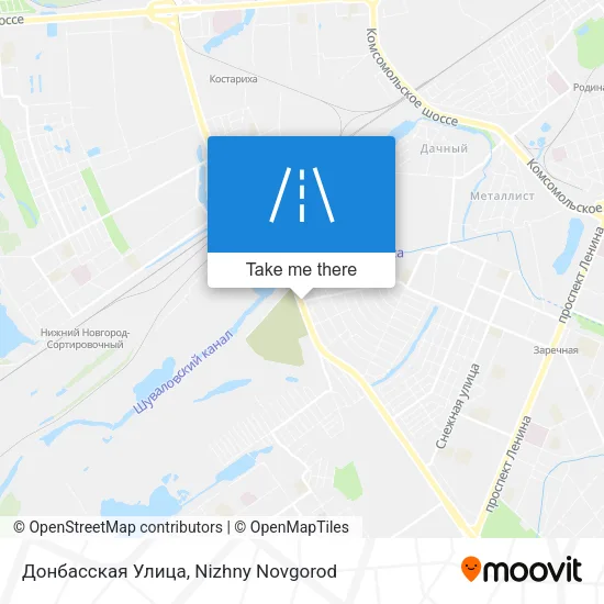 Донбасская Улица map
