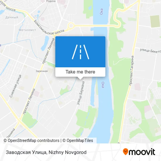 Заводская Улица map