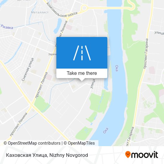 Каховская Улица map