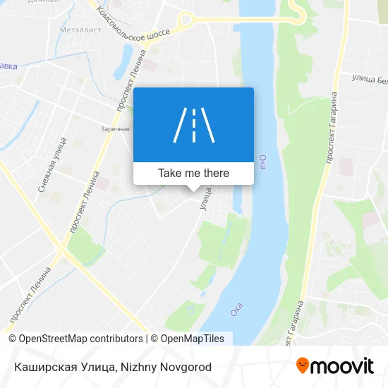 Каширская Улица map