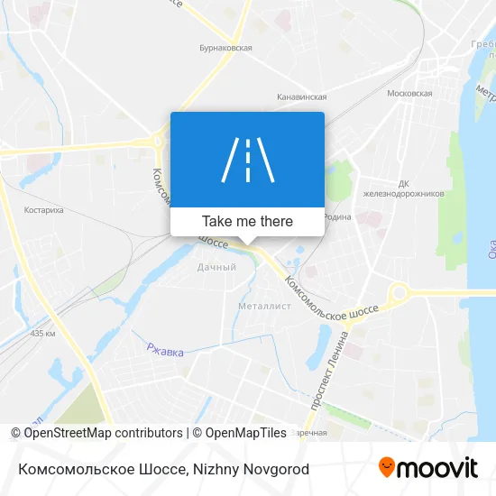 Комсомольское Шоссе map