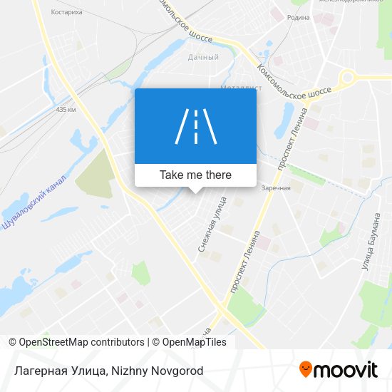 Лагерная Улица map