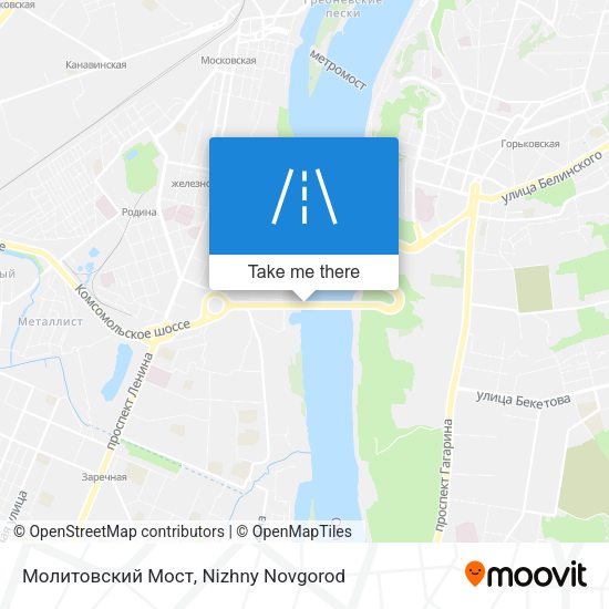 Молитовский Мост map