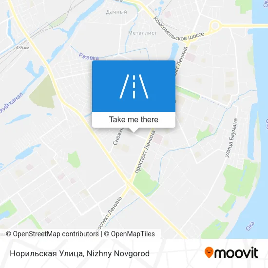 Норильская Улица map