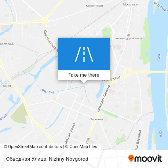 Обводная Улица map