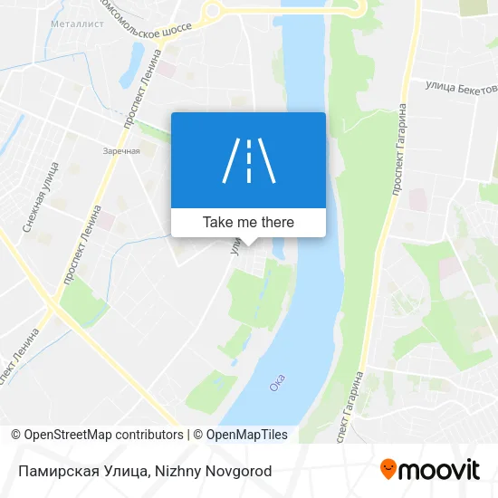 Памирская Улица map