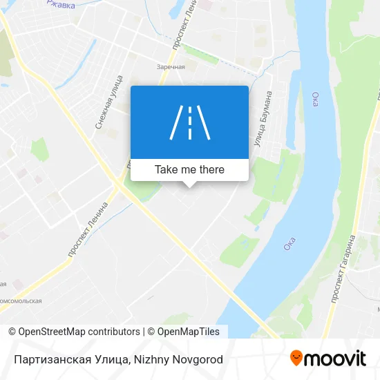 Партизанская Улица map