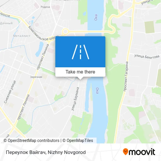 Переулок Вайгач map