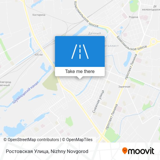 Ростовская Улица map