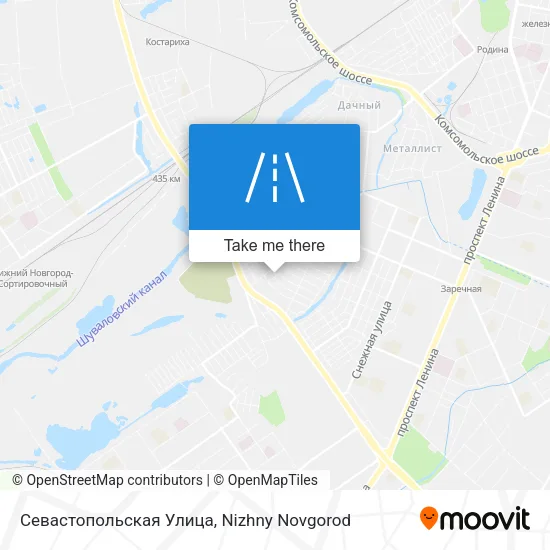 Севастопольская Улица map