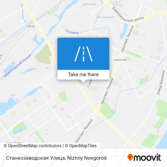 Станкозаводская Улица map
