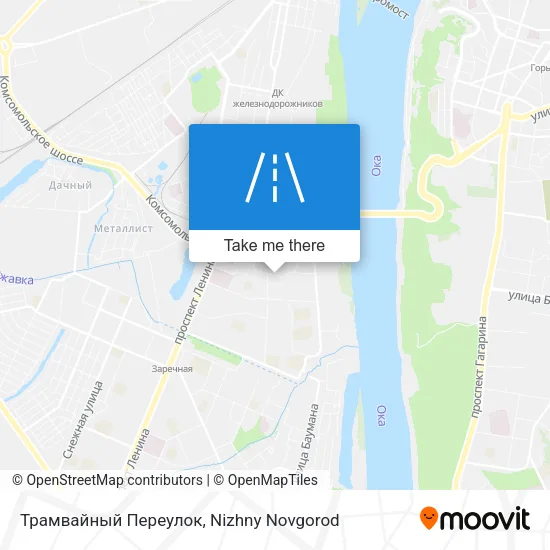 Трамвайный Переулок map