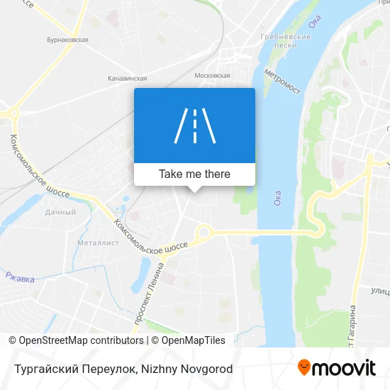Тургайский Переулок map