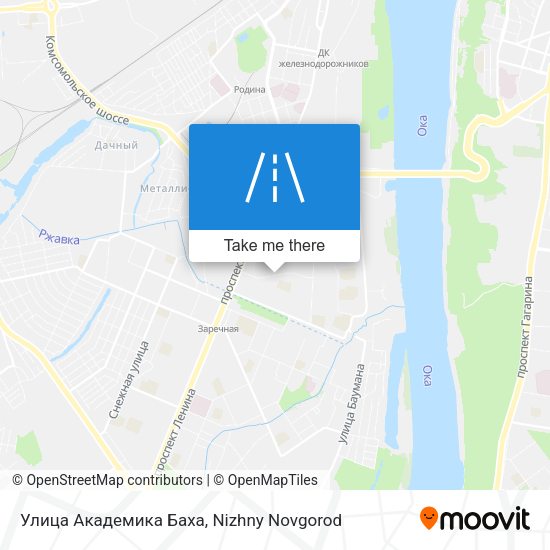 Улица Академика Баха map