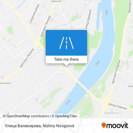 Улица Балакирева map