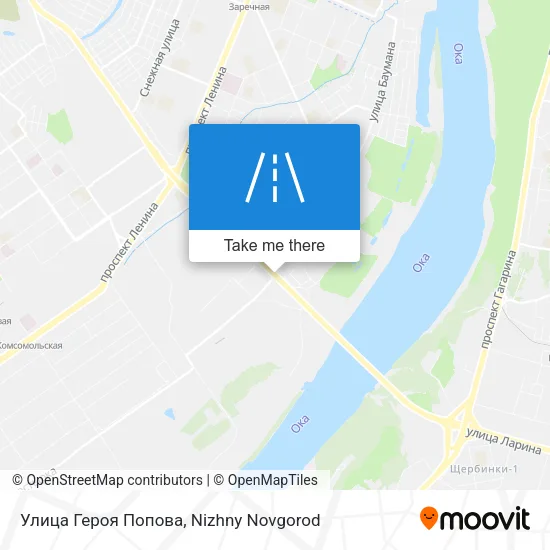 Улица Героя Попова map