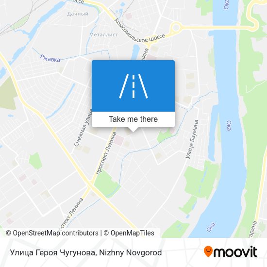Улица Героя Чугунова map