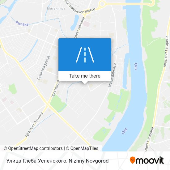 Улица Глеба Успенского map