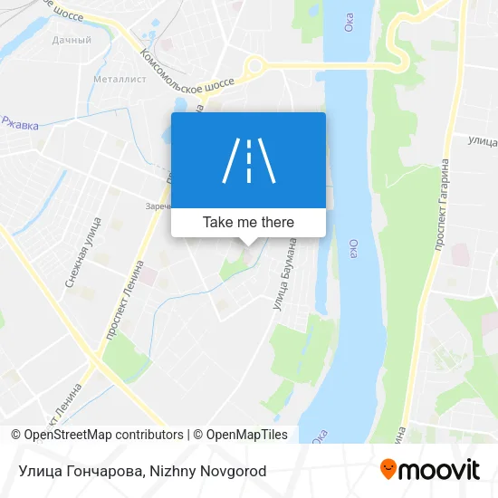 Улица Гончарова map