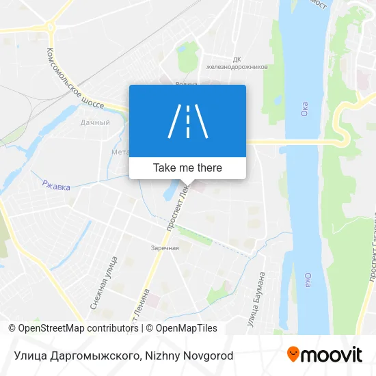 Улица Даргомыжского map