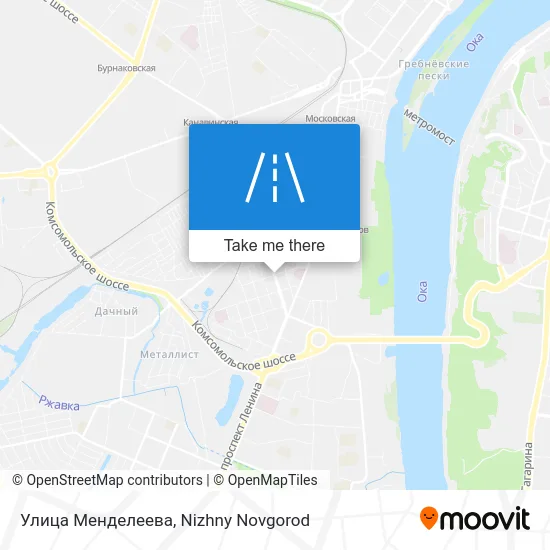 Улица Менделеева map