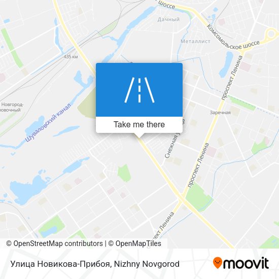 Улица Новикова-Прибоя map