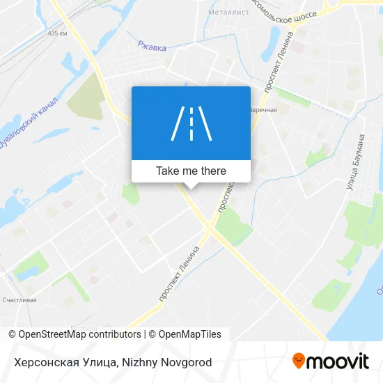 Херсонская Улица map