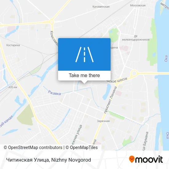Читинская Улица map