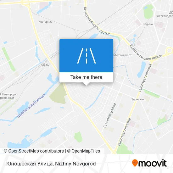 Юношеская Улица map