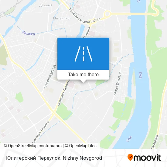 Юпитерский Переулок map