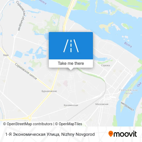 1-Я Экономическая Улица map