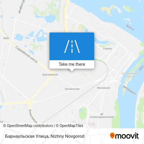 Барнаульская Улица map