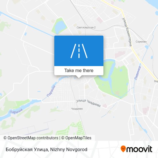 Бобруйская Улица map
