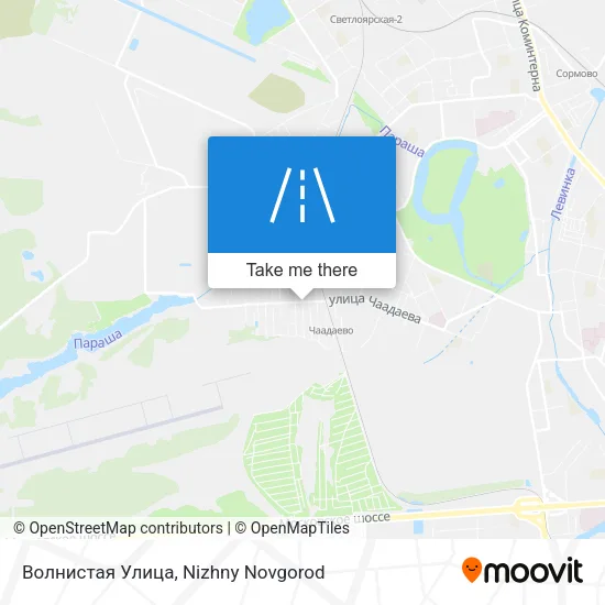 Волнистая Улица map