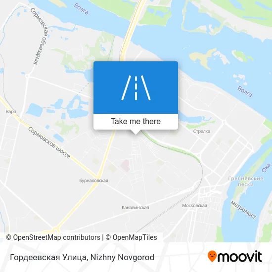 Гордеевская Улица map