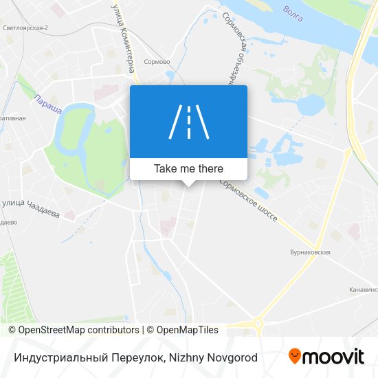 Индустриальный Переулок map