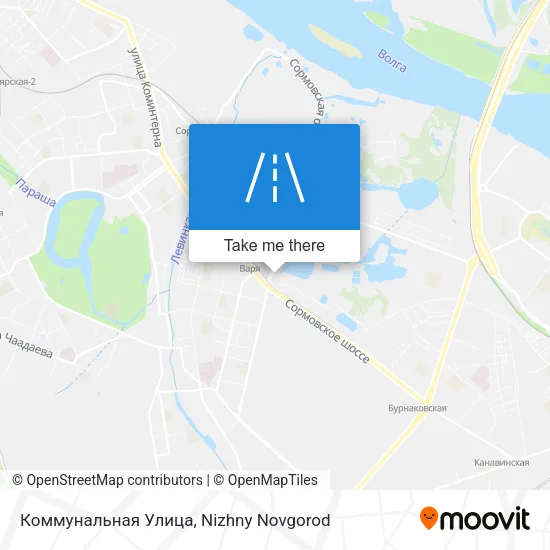 Коммунальная Улица map