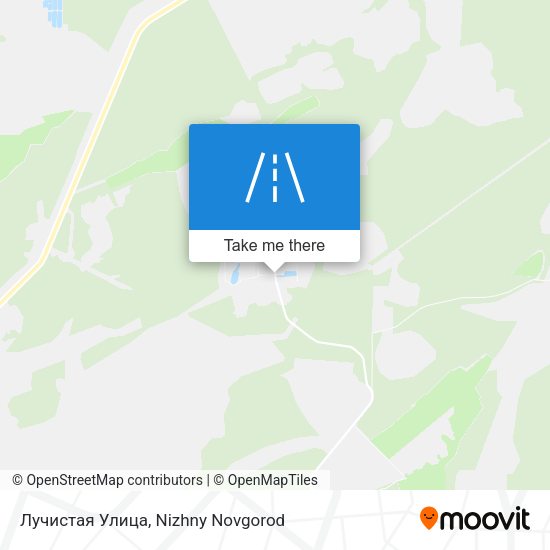 Лучистая Улица map