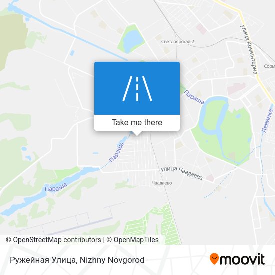 Ружейная Улица map