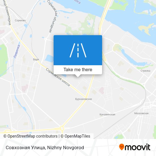 Совхозная Улица map