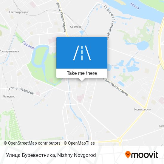 Улица Буревестника map