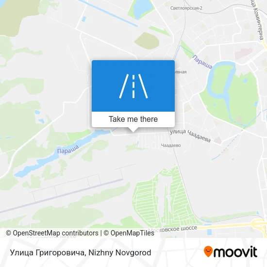 Улица Григоровича map